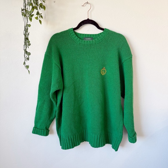 Ralph Lauren Sweaters - Vintage Ralph Lauren Green Sweater Sz L
